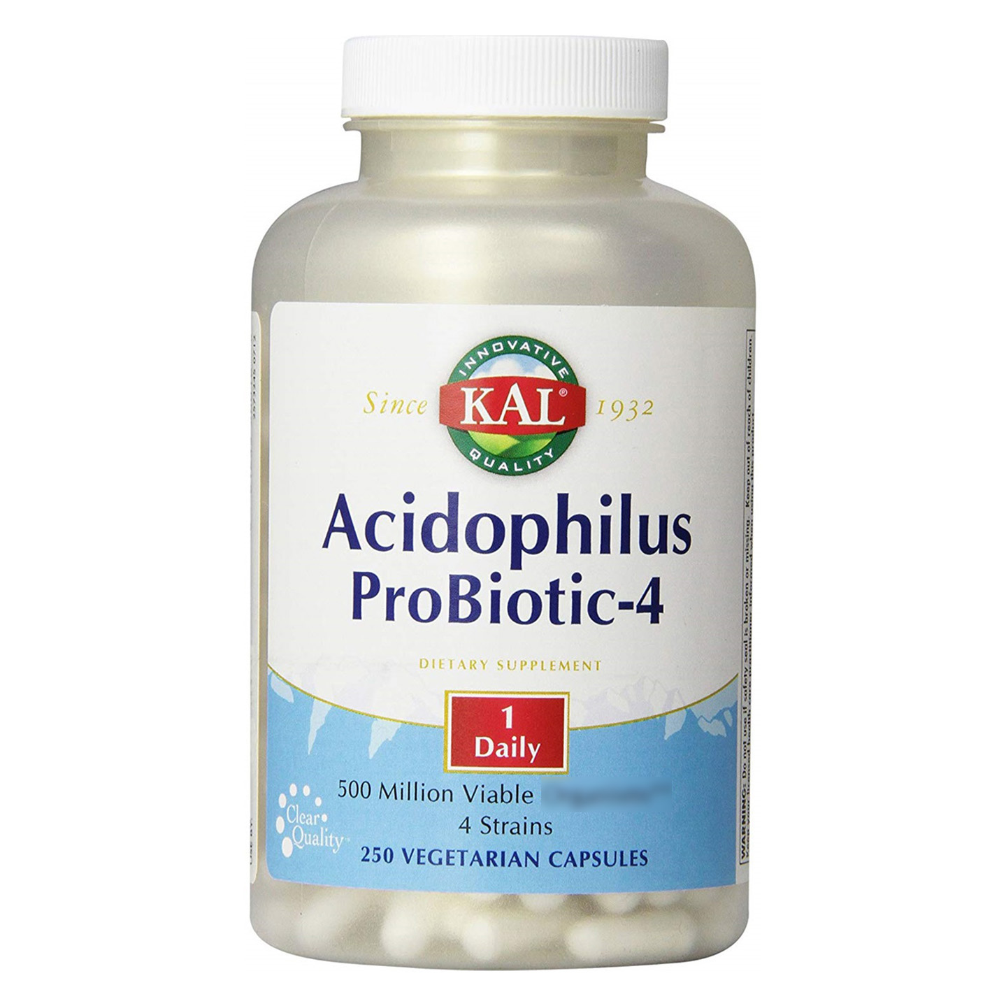 Kal <b>애시도필러스 프로바이오틱-4</b> 유산균 베지테리안 캡슐  250정  1개