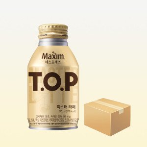 맥심 티오피 마스터 라떼 275ml  x 24캔(1박스) 커피음료