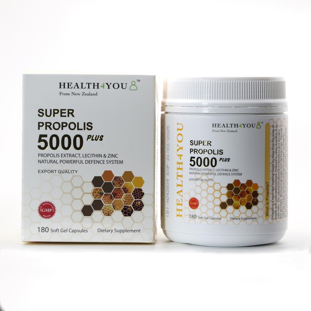 헬스포유 슈퍼 <b>프로폴리스 5000 플러스</b> 1개  180정