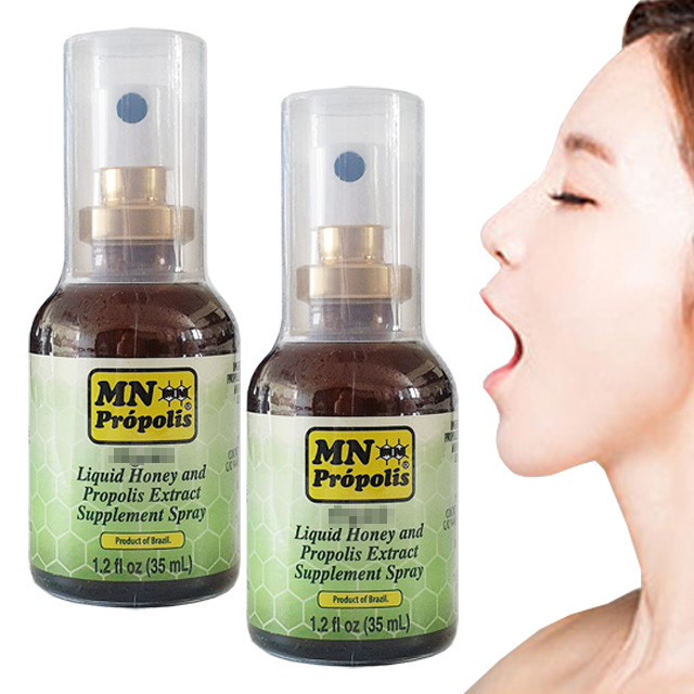 브라질 그린 <b>프로폴리스</b> 스프레이 1+1 100% 초록 녹색 구강 효능 추천  2개  35ml