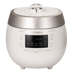 쿠쿠 10인용 화이트스톤 압력밥솥 CRP-R1095FGW + 냄비, 찜기, 이중패킹