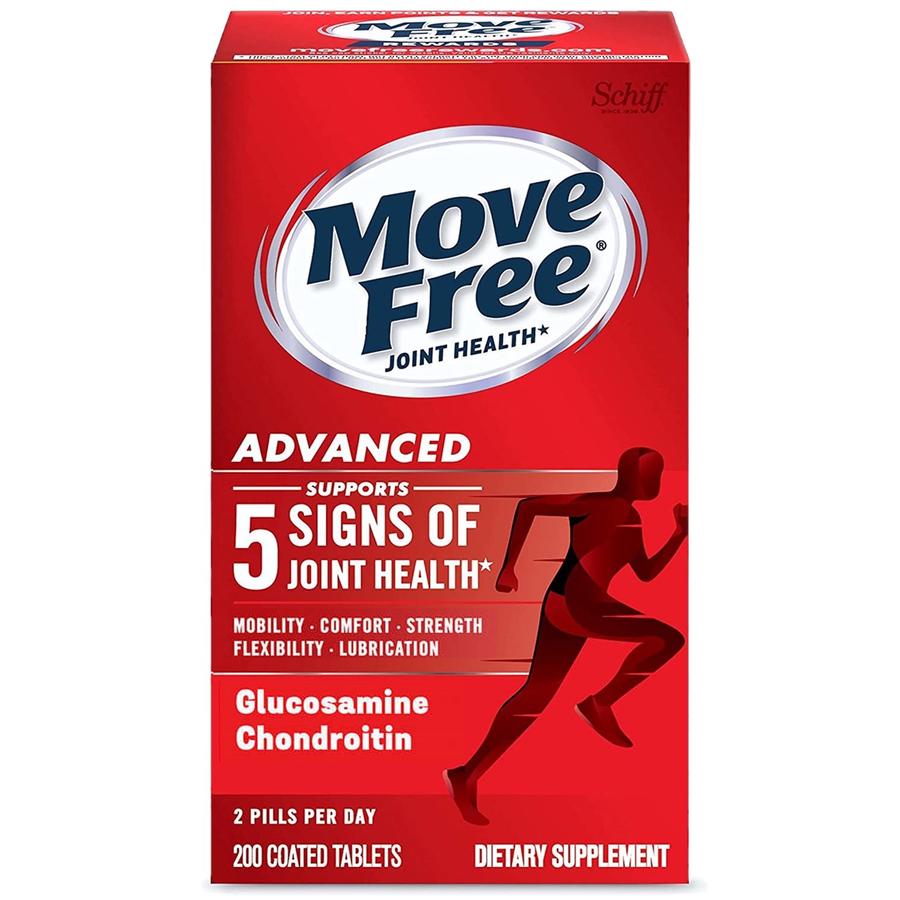 <b>쉬프</b> 무브프리 어드밴스 글루코사민 트리플 스트렝스 200 타블렛 <b>schiff</b> 관절영양제 <b>무릎</b>건강
