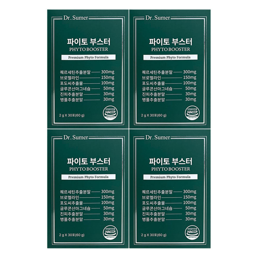 닥터슈머 파이토부스터 2g x 30포 4개