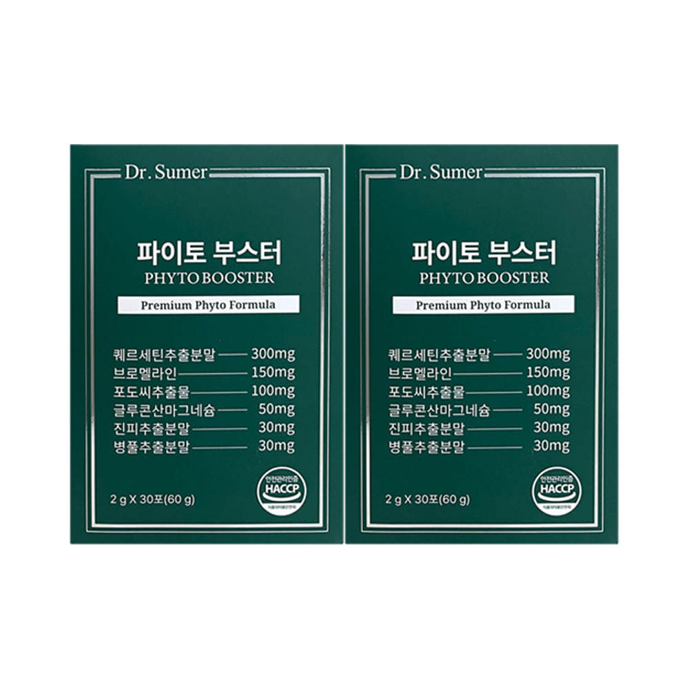 닥터슈머 파이토부스터 2g x 30포 2개