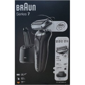 브라운 브라운 전기면도기 시리즈7 71-N7200CC 세척충전스테이션 포함 WG