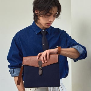 캔버스 가죽 남자 클러치백 5컬러, 마뜨(MATT)