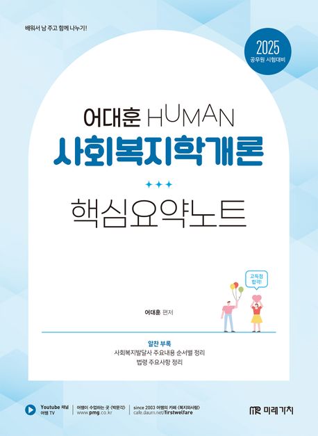 2025 HUMAN 사회복지학개론 핵심요약노트