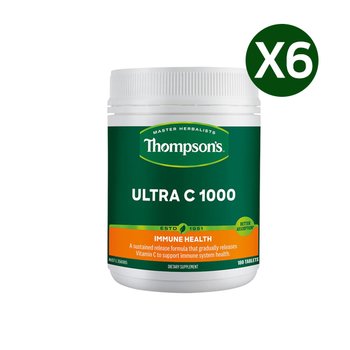 <b>톰슨</b> 울트라C <b>비타민C</b> 1000mg 180정 X6
