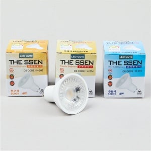 LED GU10 할로겐 램프 4W 안정기 내장형 주광색 주백색 전구색 스포트 전구