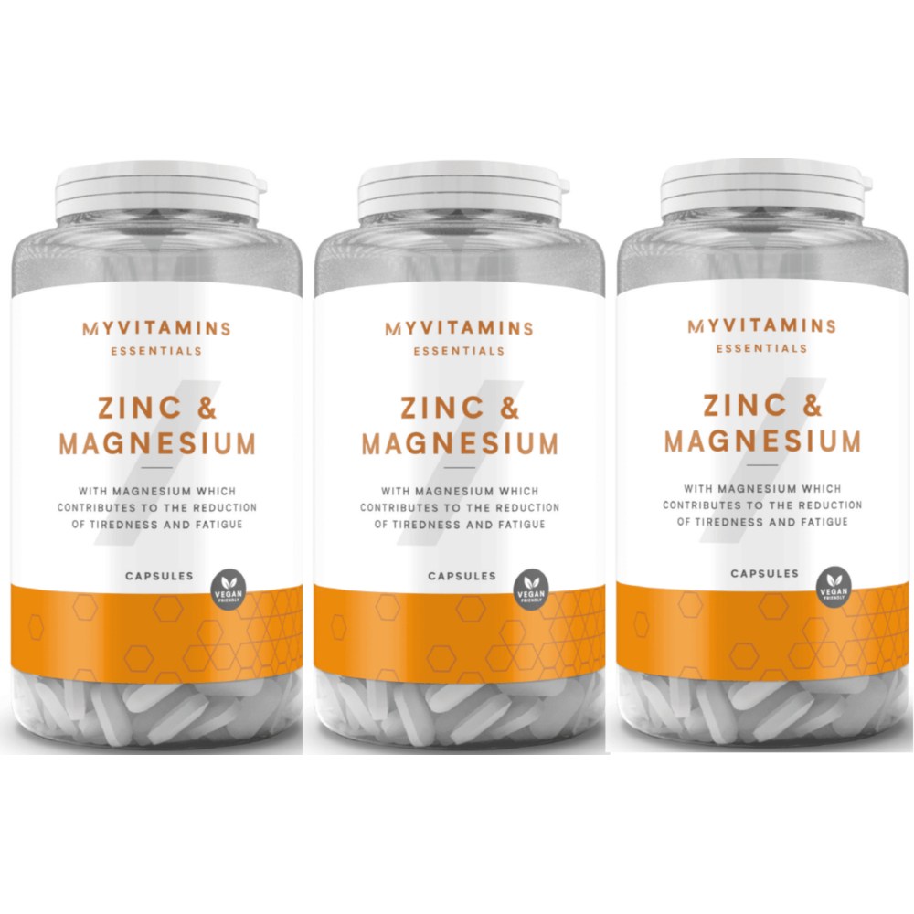 MYVITAMINS <b>마이비타민 아연</b>+<b>마그네슘</b> 90캡슐 3팩  3개  90정