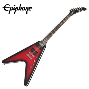 [설연휴세일 쿠폰] Epiphone 에피폰 일렉기타 Dave Mustain Signature Flying V Prophecy Aged Dard Red Burst (EIGYVFDMD