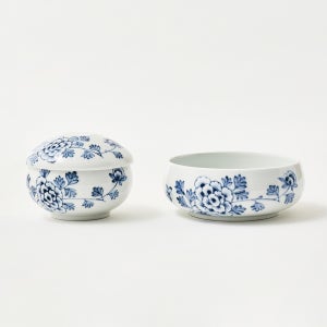 백자청화 모란문 반상기, 지평도예