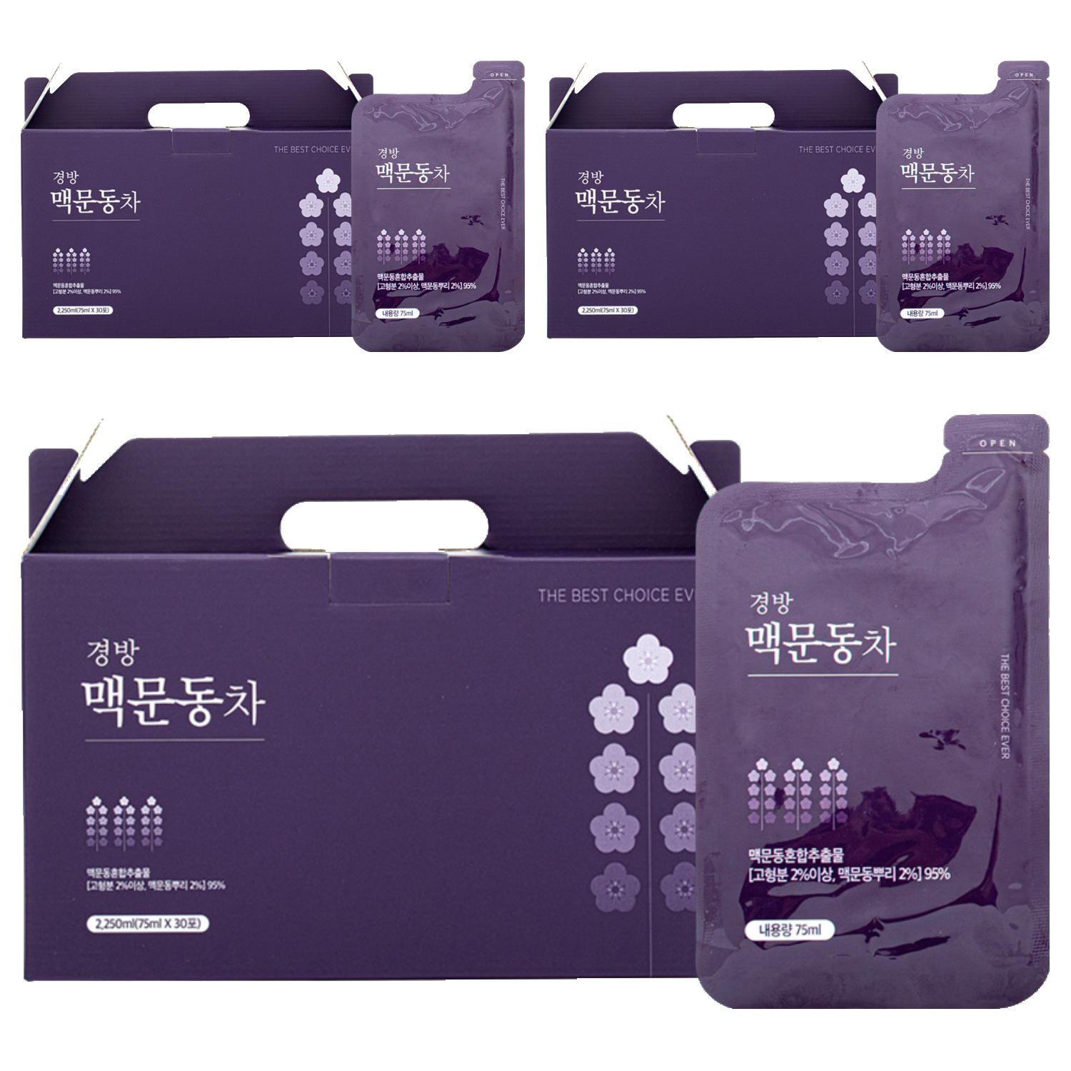 <b>경방신약</b> 맥문동차  2.25L  3개