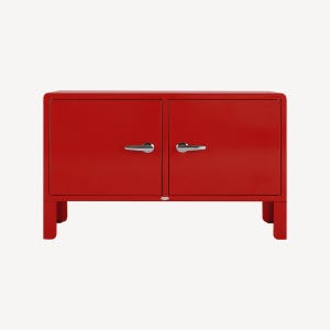 까비네 102 캐비닛 로우 2도어 레드 KABINE 102 CABINET Low 2Door (Red)