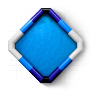 이동식 블루블럭 에어수영장 에어풀장