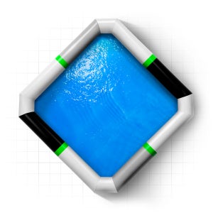 바운스브라더스 B2428 링 윈드밀 네오 에어수영장 에어풀장