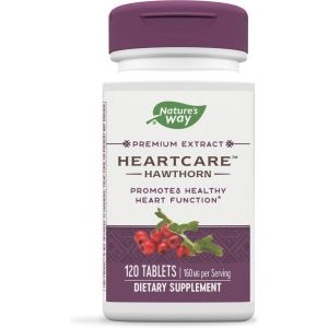 네이쳐스웨이 Natures Way Heart Care Hawthorn Extract Supports Healthy Heart Function 120 Tablets
