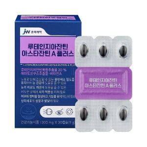 JW중외제약 루테인<b>지아잔틴</b> 아스타잔틴 A 플러스 1박스(300mgX30캡