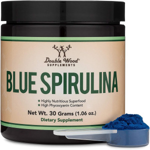 더블우드 블루 <b>스피루리나 파우더</b> 분말 30g Double Wood Spirulina