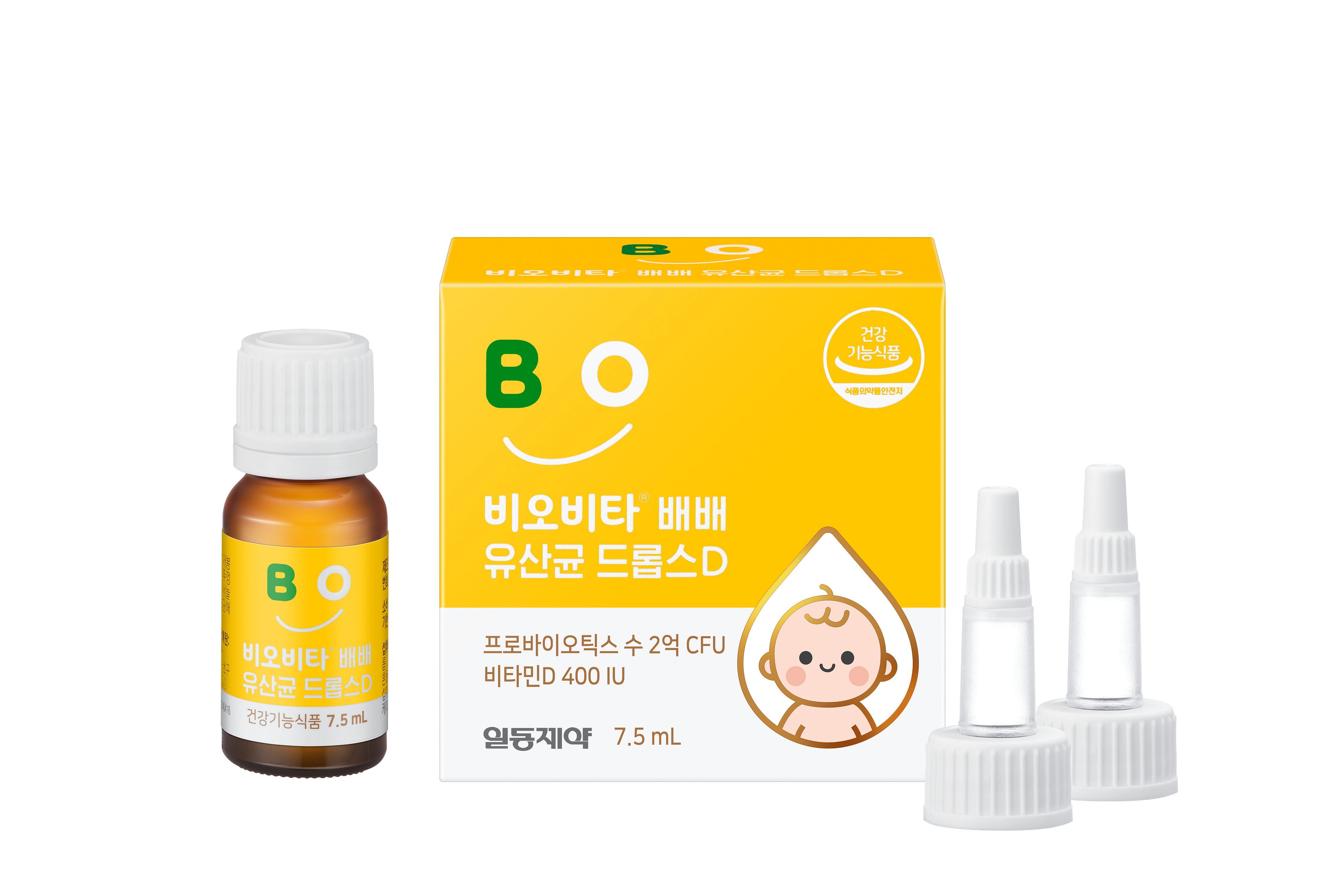 비오비타 배배 <b>유산균</b> 드롭스D 7.5ml