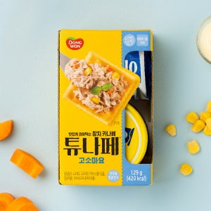 동원참치 튜나페 고소마요 129g (스프레드 100g+아이비 29g)