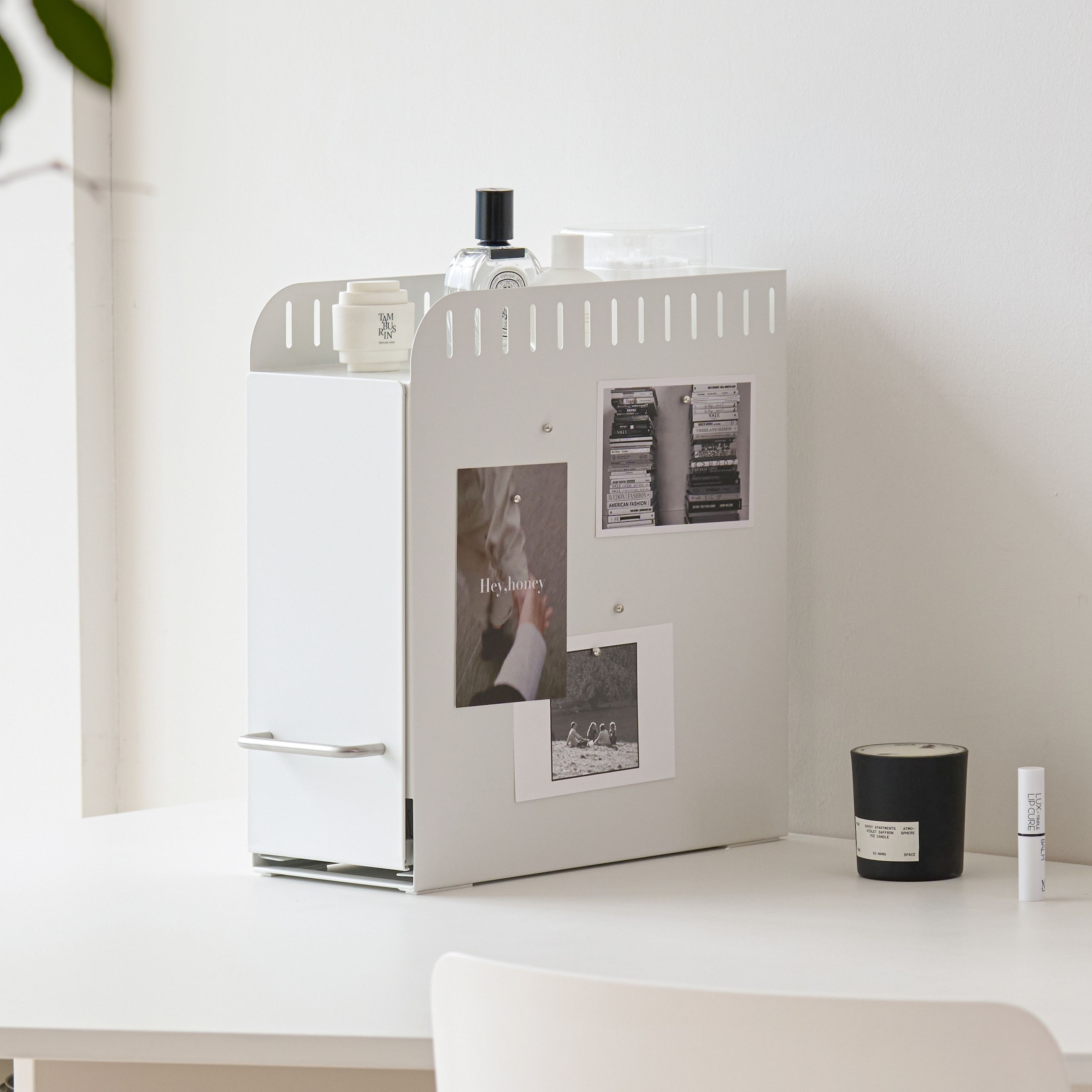 라라밤 스텐고리3p 증정 프리미엄 슬라이딩 슬림 철제 수납함 선반 주방 양념통 영양제 화장품