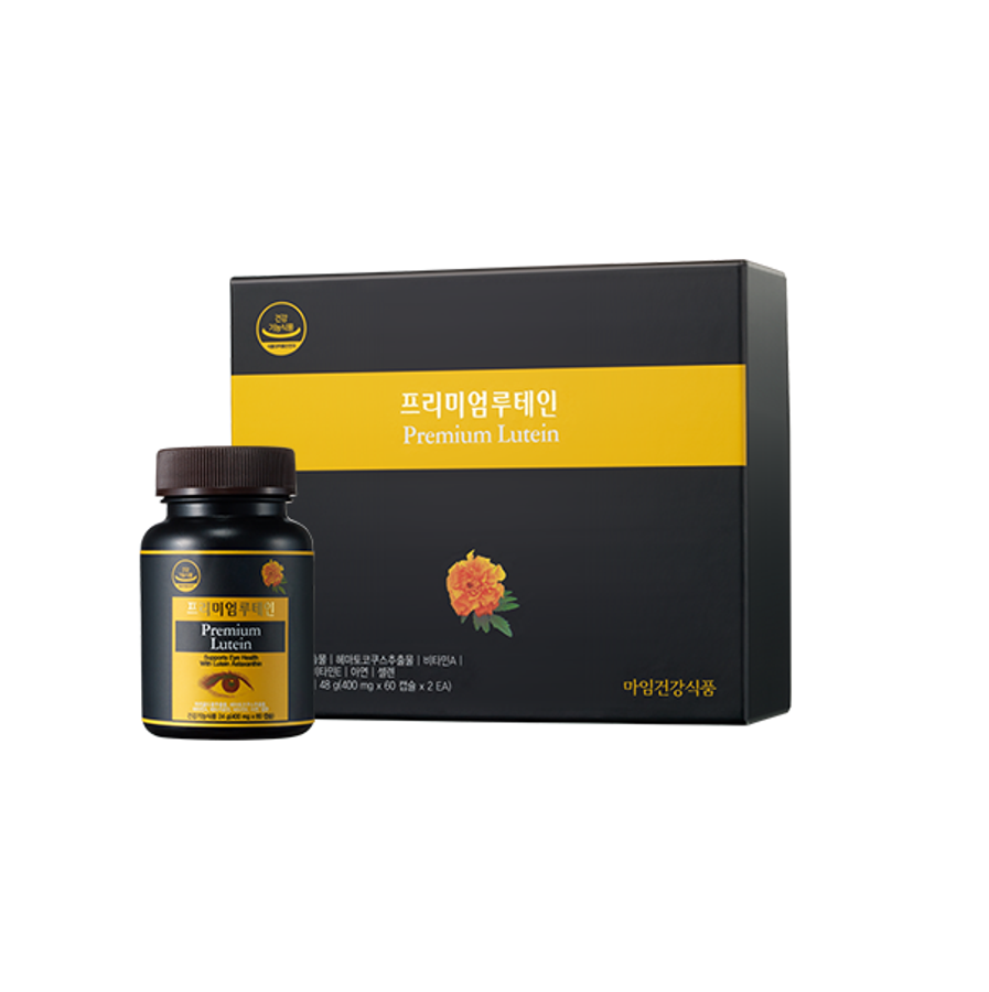 <b>마임</b> 프리미엄 루테인 48g(400 mg x 60캡슐 x 2통) 2개월분