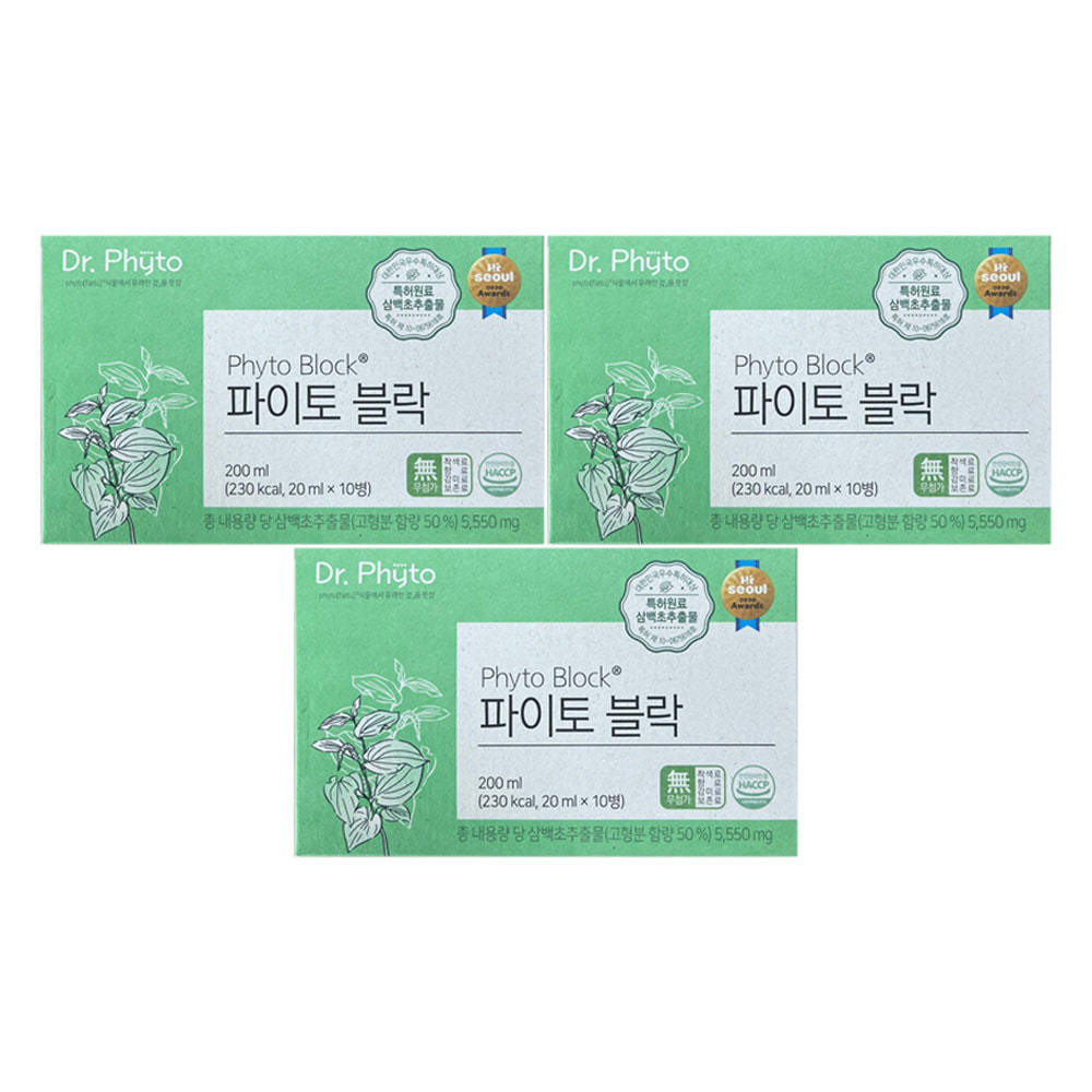 닥터파이토 파이토블락 20ml x 10개입 3개