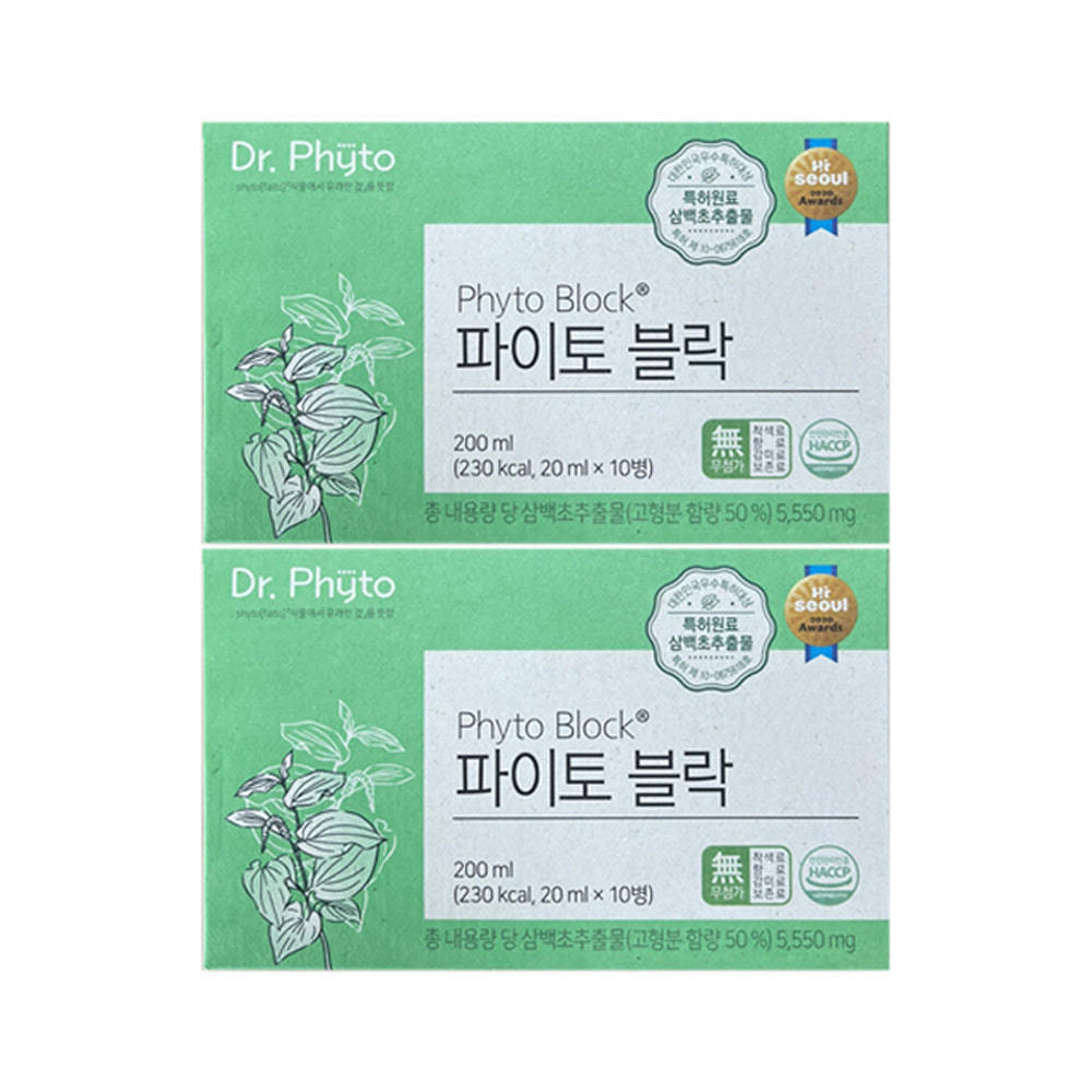 닥터파이토 파이토블락 20ml x 10개입 2개