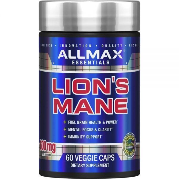 <b>올맥스</b> ALLMAX Lion’S Mane - 60 Veggie Capsules - Advanced Nootropic - 30 Servings