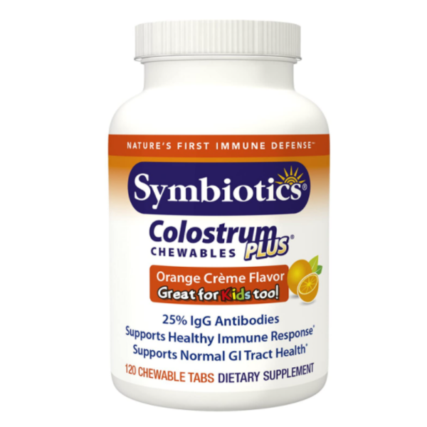 Symbiotics <b>심바이오틱스</b> 콜로스트럼 플러스 120<b>키즈</b> 초유 츄어블 젖소 초유