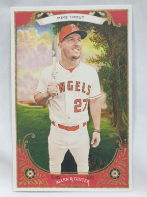 2023 ALLEN GINTER 마이크 트라웃 Oversized Boxloader MLB 야구카드
