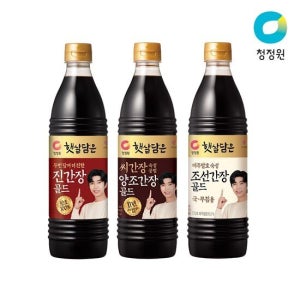 청정원 간장3종 기획세트 (진간장골드/씨간장양조간장/조선간장) TV상품