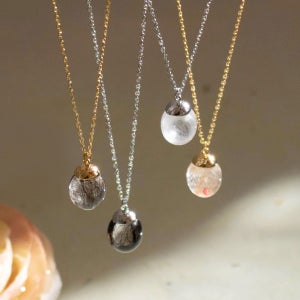 [유기견후원]반려동물 털을 담은 스노우볼목걸이(2컬러), luvinball 러빈볼