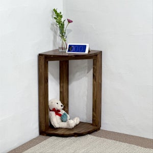 [클로버협탁] 원목 클로버 협탁 & 코너장, 45팩토리