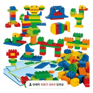 (재고소진후 단종)45019 크레이티브빌더/교육용레고듀플로/창의력듀플로보충160pc