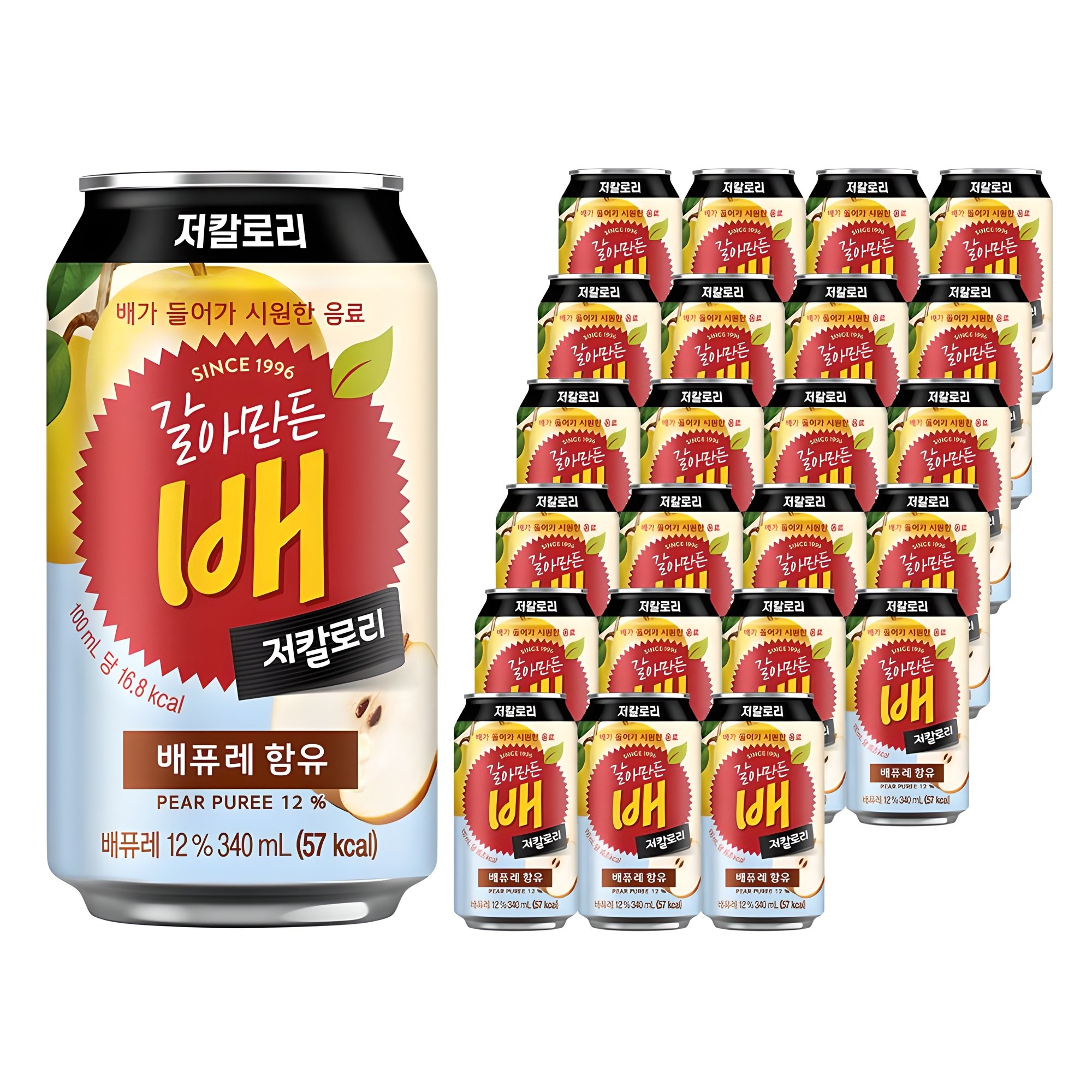 갈아만든 배 저칼로리 340ml 24캔 (10,270원) (무료)