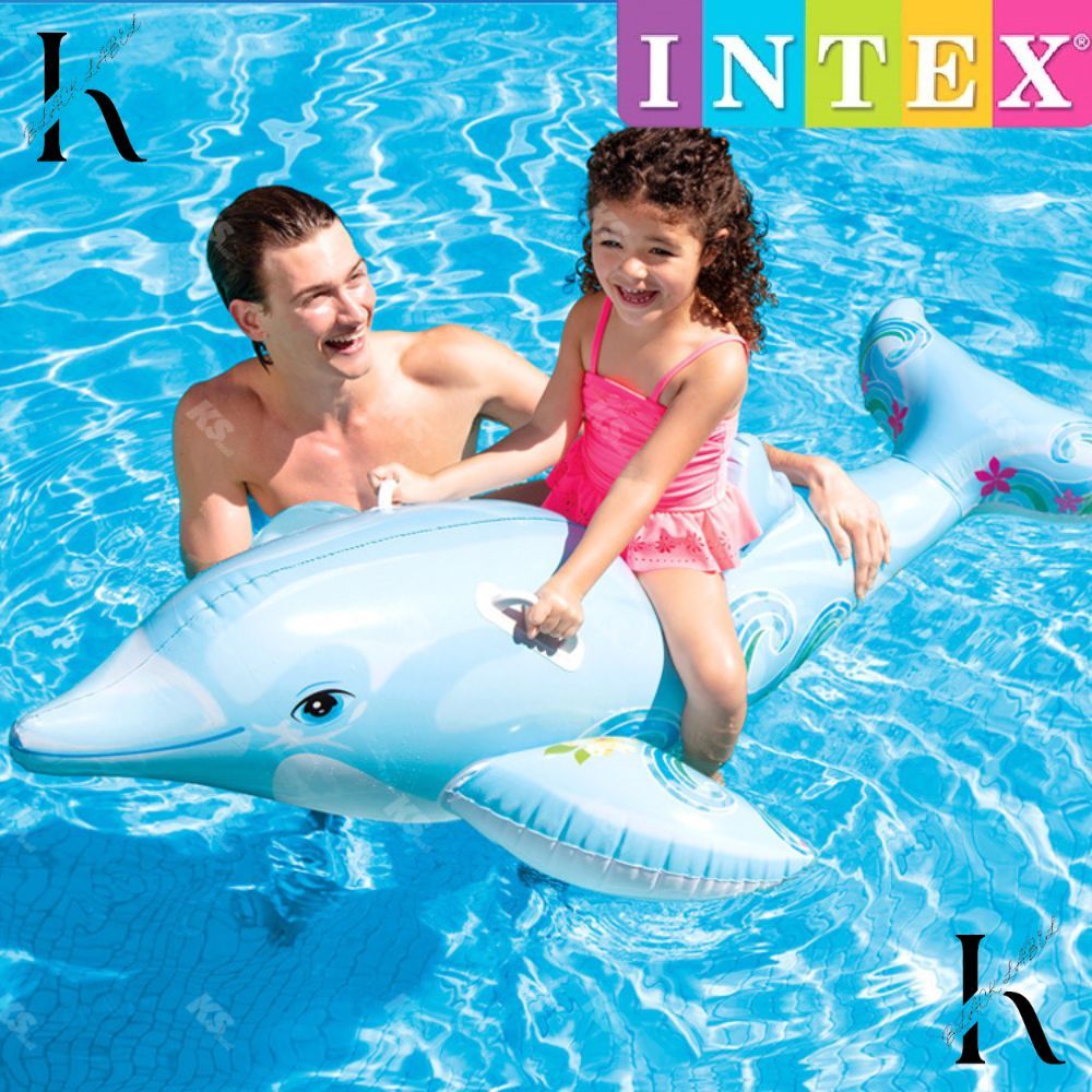 인텍스 대형 튜브 물놀이 성인 돌고래 라이드온 수영장 장난감 바다 여름휴가 필수템 1개