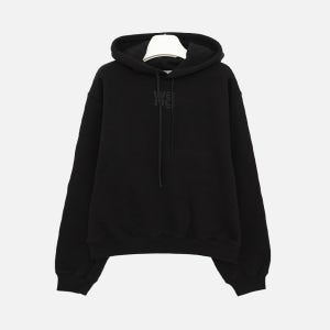 알렉산더왕 후드 티셔츠 블랙 4CC3222069 001