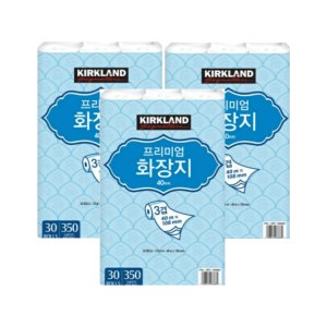커클랜드 커클랜드 프리미엄 화장지 3겹 40m 30롤 3팩