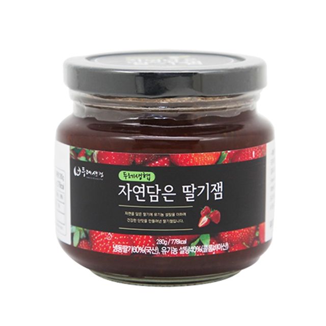 본마망 미니잼 5입 세트 250g 딸기 라즈베리 살구 체리