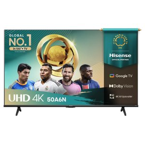 HISENSE 4K UHD LED 스마트TV  127cm(50인치)   스탠드형  고객직접설치 50A6N
