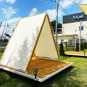 철든나무 구름평상 삼각그늘막 그늘막 데크 평상만들기, 철든나무