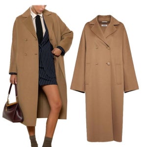 막스마라 W 까피 버진 울 더블브레스티드 코트 카멜 2429016061650 045 S 카피 CAPI
