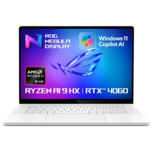 에이수스 2024 ROG 제피러스 G16 라이젠9 라이젠 AI 300시리즈 지포스 RTX 4060 GA605WV-QR071W  플래티넘화이트  1TB  32GB  WIN11 Hom