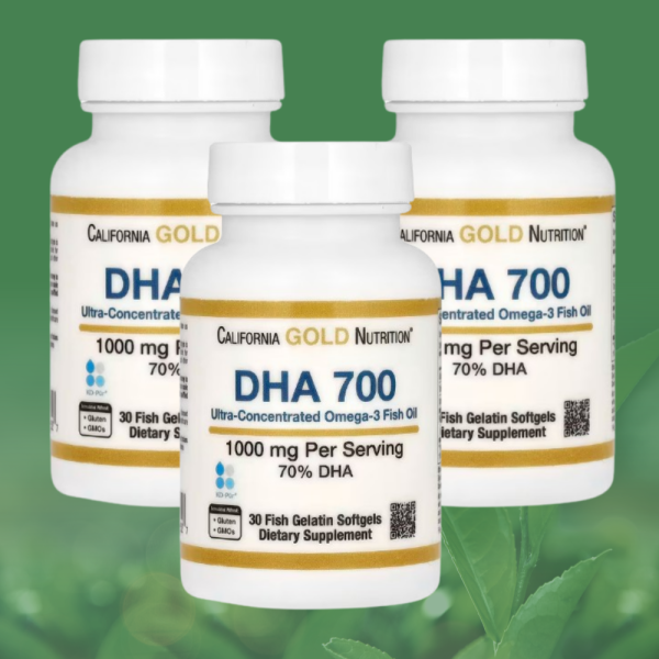 DHA <b>700</b> 피쉬 오일 30정 <b>해외</b>직구 캘리포니아골드뉴트리션 1,000<b>mg</b> 젤라틴 소프트젤