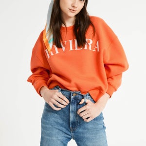 [끌로디피에로] 레터링 크롭 스웨트셔츠 CP22S3FRETH65 CFPSW00143