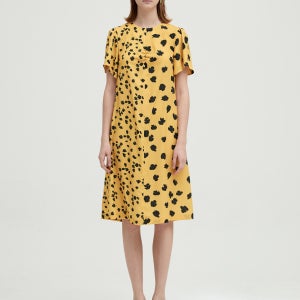 [노베너] 플라워 셔링 원피스 YELLOW NV24M4FRD9855