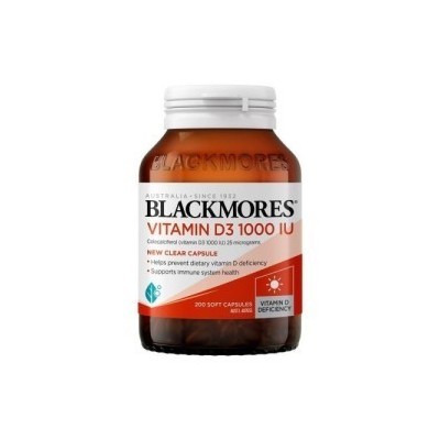 <b>블랙모어스 Vitamin D3</b> 1000IU 200 캡슐 16477