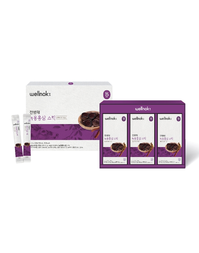 [<b>웰녹</b>]전병태 녹용홍삼스틱 15ml X 30포(450ml)